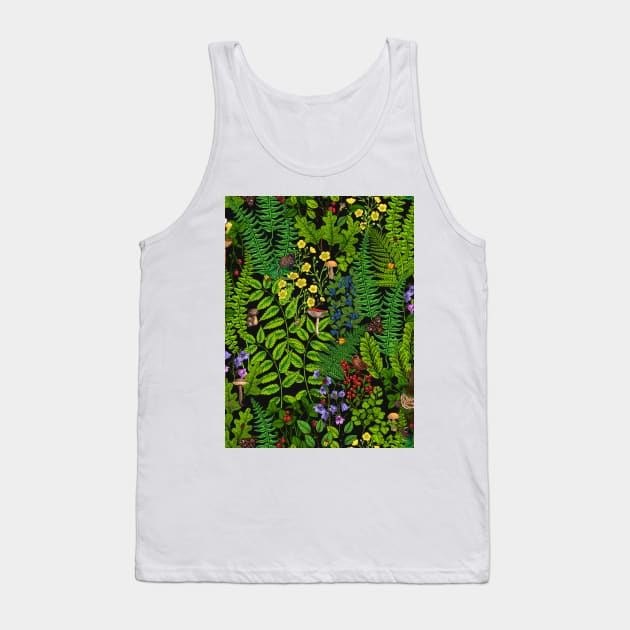 Forest fauna and flora Tank Top by katerinamk